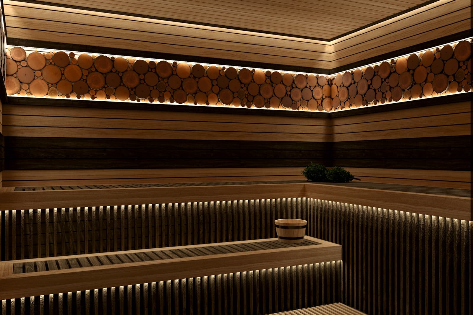 Сауна під ключ 2,2 на 2,2м у будинку - ModernPools Shop